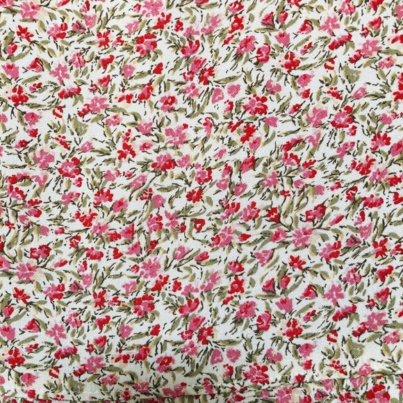 AMERICA EAGLE WOMEN'S TOP SIZE M FLORAL LOG SLEEVES OPEN BACK BOHO PEPLUM TUNIC - Picture 7 of 9